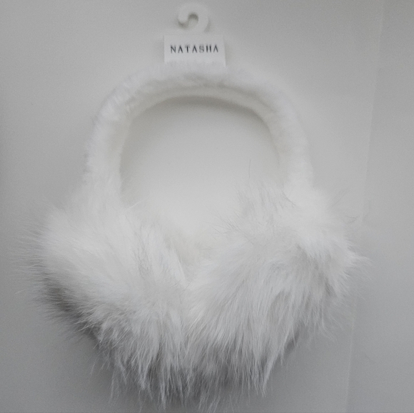 Fur Snow Bunny Winter Ear Muffs White ? main image 5